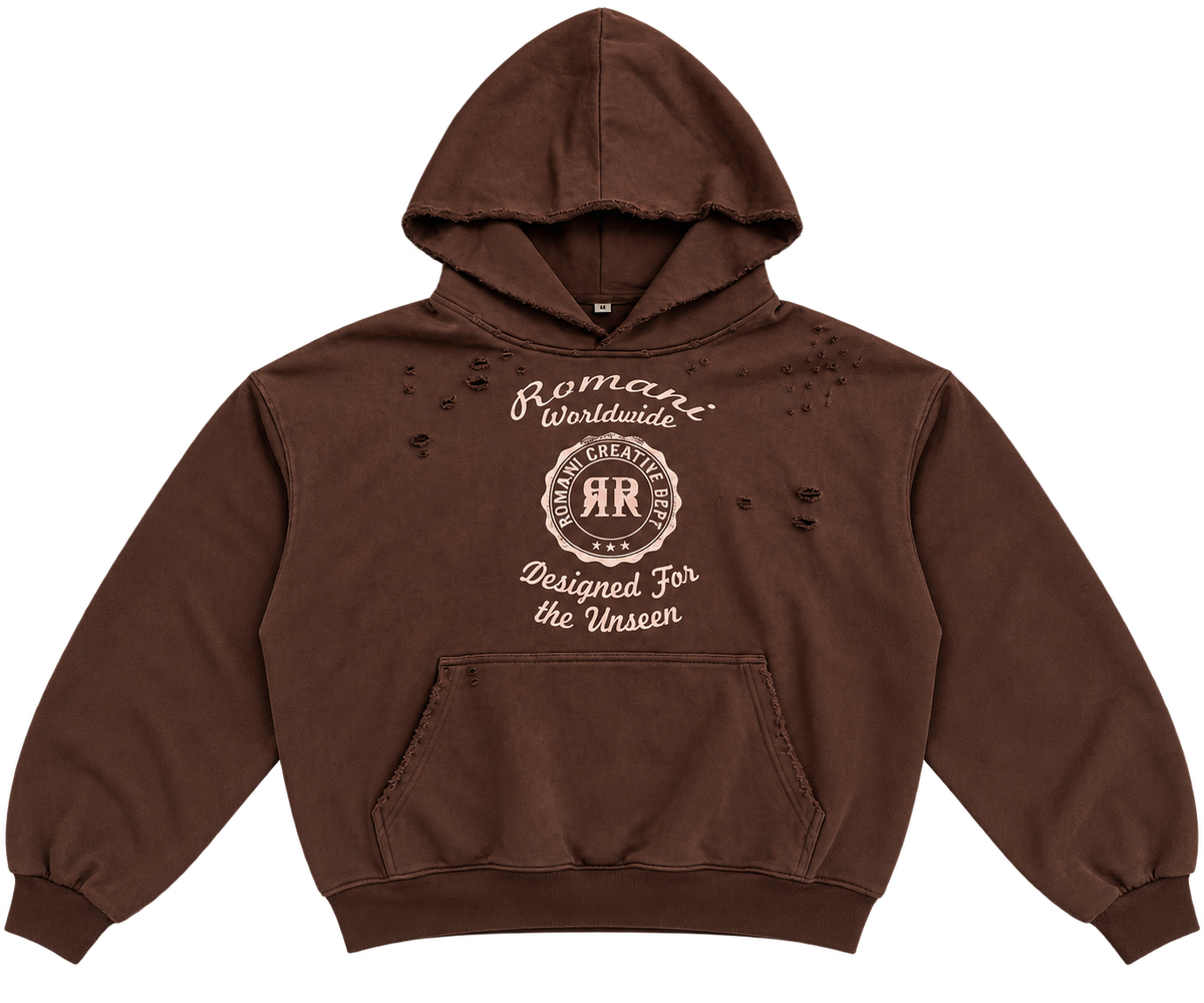 Brown "Worldwide" Hoodie